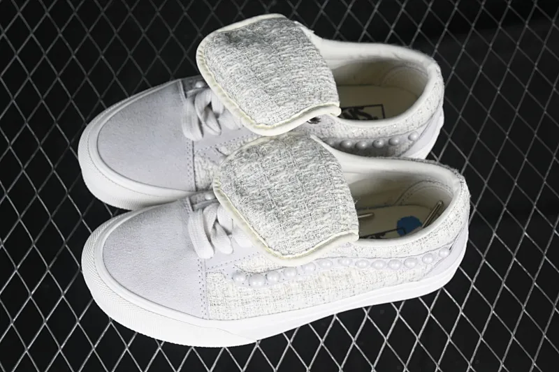 All categories Vans Vans series Vans Low Vans low-top Vans Skool Ext pearl white long tongue low-top casual sneakers VN000EEMQC5